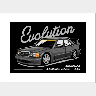 Mercedes Benz 190E Posters and Art